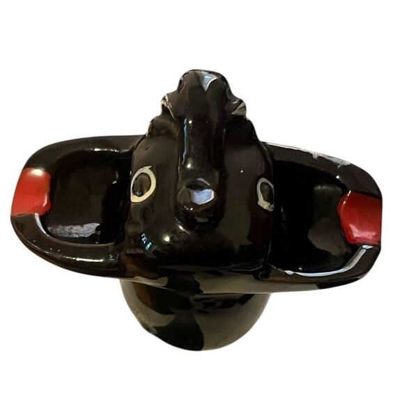 Vintage Black Elephant Ash Tray Made In Japan - Picture 3 of 7